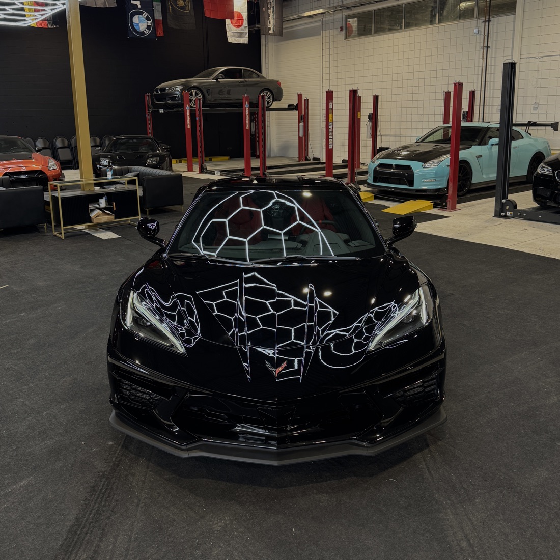 C8 Corvette after GYEON ceramic coating