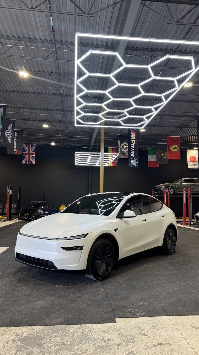 Tesla Model Y · Full Body Satin PPF