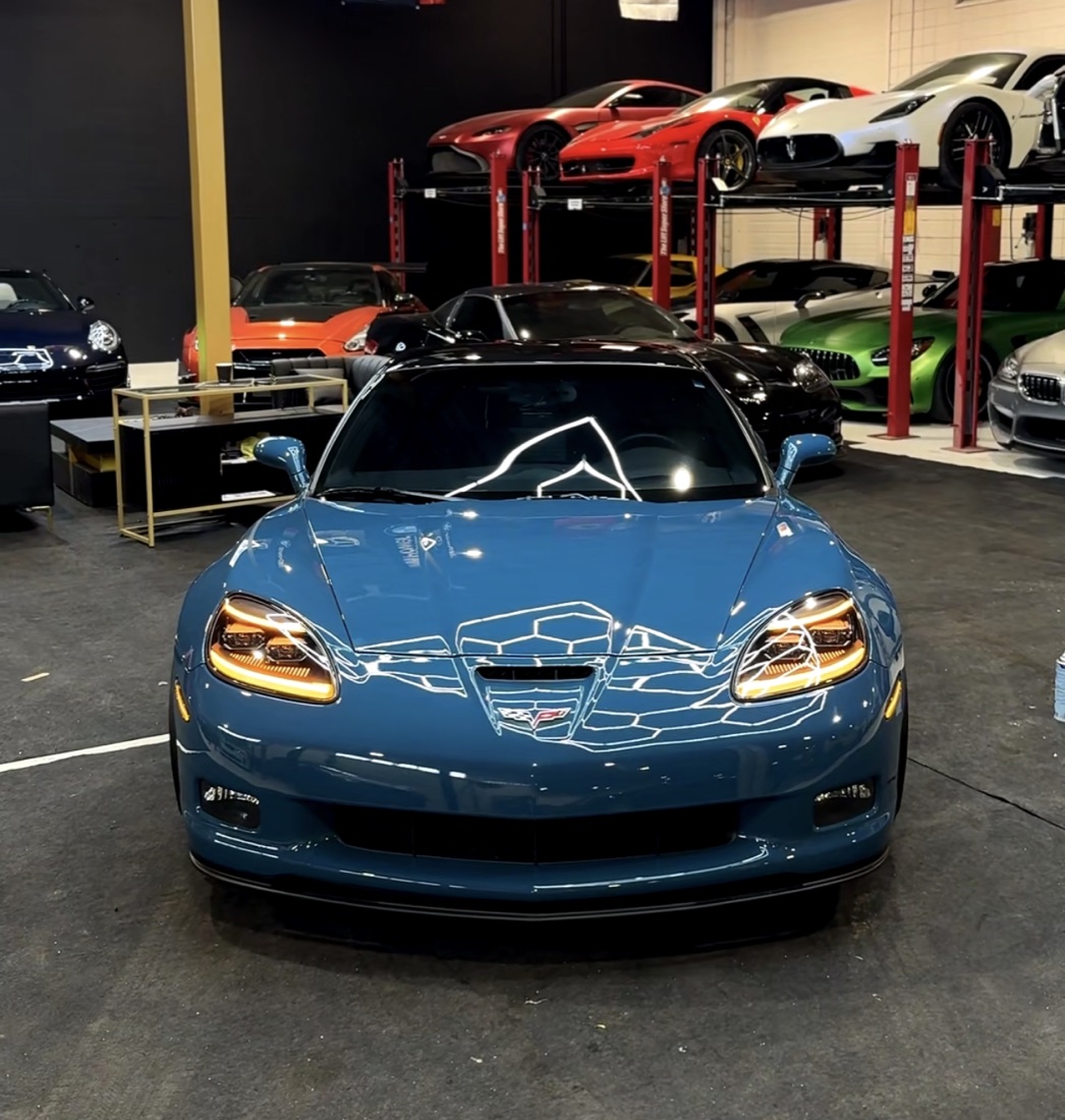 C6 Corvette Z06 after colour change